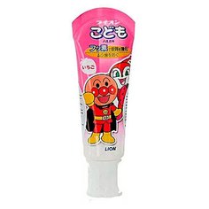 LION Паста зубная детская слабоабразивная со вкусом клубники. Children toothpaste strawberry, 40 гр.