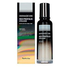 FARMSTAY Эмульсия питательная с прополисом и гибискусом. Derma cube red propolis emulsion, 140 мл.