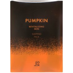 J:ON ночная маска для лица Pumpkin Revitalizing Skin, 5 г, 20 шт.