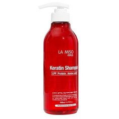 LA MISO Шампунь укрепляющий с кератином. Keratin shampoo, 500 мл.