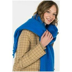 Шарф ICHI 20107577, 100% полиэстер синий