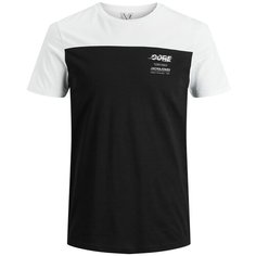 Футболка Jack & Jones 12189215 размер 50/L, black/white