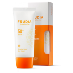 FRUDIA Солнцезащитный крем-праймер с жемчужной пудрой SPF50+. Tone Up Base Sun Cream SPF50+ PA+++, 50 мл.