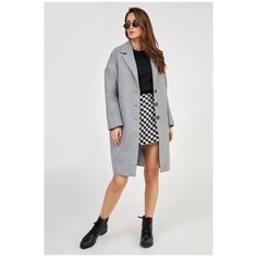 Свободное пальто T4F W9821.54 Серый 46 Tom Farr