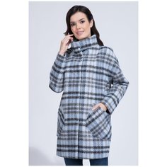 Пальто Electrastyle, размер 40, бирюзовый