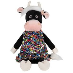 Мягкая игрушка Maxitoys коровка Даша в цветном платье 28 см