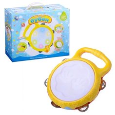 Музыкальный бубен Tongde на батарейках, в коробке