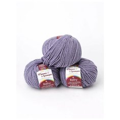 Пряжа из троицка "Кроха" (3 мотка), 135м. 50г, 587-Габардин Троицкая камвольная фабрика