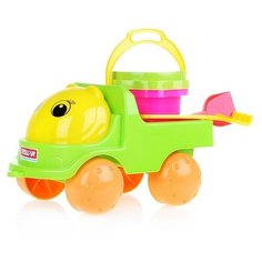 Песочный набор № 141 Грузовик "Кузнечик - 2" с песочным набором №101 Стеллар