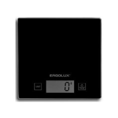 Кухонные весы ERGOLUX ELX-SK01-С02 (черный)