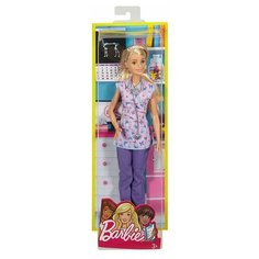 Кукла Mattel Barbie из серии «Кем быть» DVF50/DVF57 медсестра
