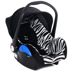 Автокресло-переноска группа 0+ (до 13 кг) Lider Kids Roomer II, zebra