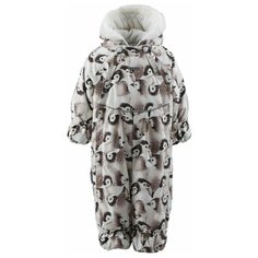 Комбинезон KERRY CAT K18405 размер 86, 1070 коричневый/молочный