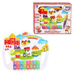 Пианино "Е-нотка" на батарейках, в коробке Tong DE