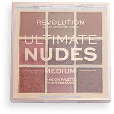 REVOLUTION Палетка теней Ultimate Nudes medium