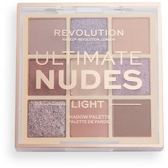 REVOLUTION Палетка теней Ultimate Nudes light