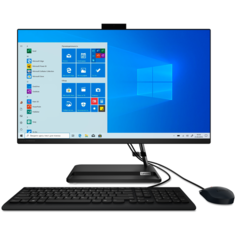 Моноблок Lenovo IdeaCentre AIO 3 27 Gen 6 27" FHD /AMD Ryzen 3 5300U/8GB/512GB SSD/Radeon Graphics/Windows 10 Home/DVD-RW/черный (F0FY0008RK)
