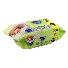 Солнце и Луна Влажные салфетки детские 0+ "солнце И луна" с отваром лаванды, 180 шт.