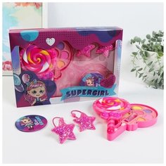 Выбражулька Набор детской косметики и аксессуаров Super girl