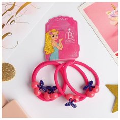 Выбражулька Резинка для волос "Пастила" вишенки (набор 4 шт.), микс