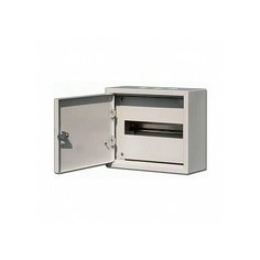 Распределительный шкаф ЩРН, 9 мод., IP31, навесной, сталь, серая дверь | код. 30201DEK | DEKraft Schneider Electric