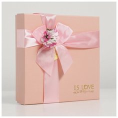 Коробка подарочная 20 х 20 х 5 см 3843853 Сима ленд