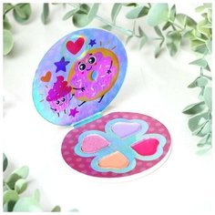 Выбражулька Тени для девочки «Ты супер!» 4 цвета по 1,3 гр