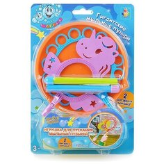 1toy Мы-шарики! Гигантские мыл.пузыри, набор "Единорог": лоток д=175 мм, мыл раствор 250 мл, 2 венчика, блистер