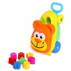 Sima Land Логическая каталка-сортер 3 в 1 «Медвежонок», микс Сима ленд