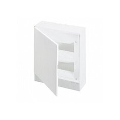 Распределительный шкаф Basic E, 24 мод., IP40, навесной, пластик, белая дверь, с клеммами | код. BEW401224 | ABB