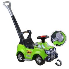 Каталка-автомобиль "Sokol" с ручкой и подножкой Полесье