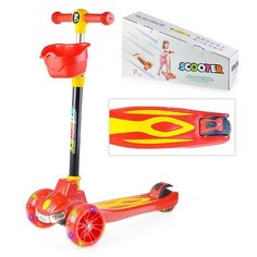 Самокат красный, в коробке Oubaoloon