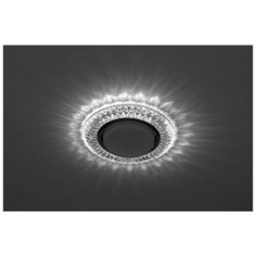 Светильник светодиодный DK LD23 SL/WH GX53 точечный; декор со светодиодной подсветкой прозр. ЭРА Б0029627 ERA