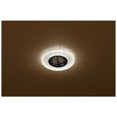 Светильник DK LD1 BR декор со светодиод. подсветкой GU5.3 220В 50Вт корич. ЭРА Б0018778 ERA