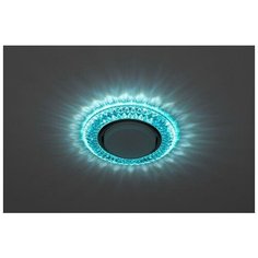 Светильник DK LD23 BL1/WH GX53 точечный; декор со светодиодной подсветкой голуб. ЭРА Б0029628 ERA