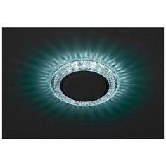 Светильник DK LD26 BL/WH GX53 точечный; декор со светодиодной подсветкой голуб. ЭРА Б0029639 ERA