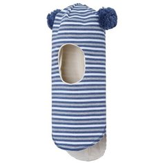 Шапка-шлем Kivat размер 1, 67/10 джинс/белый