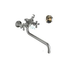 Frap F2619-5 Смеситель для ванной, длинный излив цвет сатин