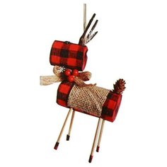 Набор для творчества - создай ёлочное украшение «Олень в клеточку» Школа талантов