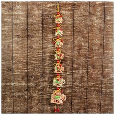 Сувенир подвесной "Слоны", под шамот, 7 штук Керамика ручной работы