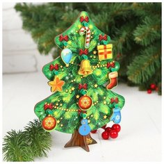 Развивающая игрушка «Ёлочка» 15х20 см Лесная мастерская