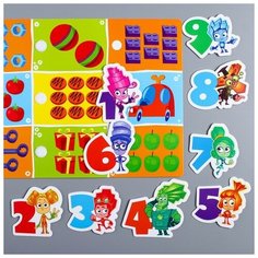 Развивающая игра на липучках, конструктор «Веселые липучки. Изучаем счет», фиксики Сима ленд