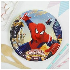 Тарелки бумажные «Человек-паук», 20 см, набор 8 шт. Procos