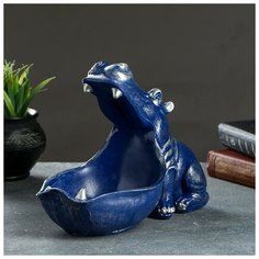 Подставка универсальная "Бегемот" синий, 22х30см Хорошие сувениры