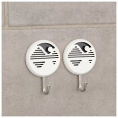 Набор крючков на липучке «Горизонт», 2 шт, цвет и форма микс Lego