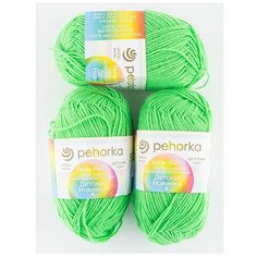 Пряжа Пехорка Детская новинка, 100 % акрил, 50 г, 200 м, 3 шт., 65 экзотика