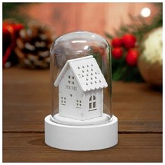 Декор с подсветкой "Домик" Лесная мастерская