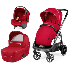 Коляска 3 в 1 Peg Perego Veloce SL Modular Red Shine