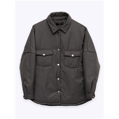 Куртка-рубашка Emka Fashion, размер 52, серый