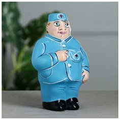 Копилка "Доктор" 22 см Керамика ручной работы